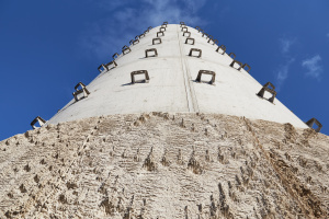 We documented the manufacture and installation of art relief on Blanka Tunnel ventilation shaft - 3