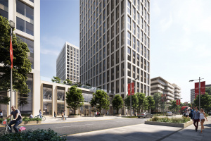 Sipral contributes to the Cherry Park project in Stratford, London by supplying 40,000 m² of façade - 2