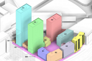 Sipral dodávkou 11 000 m² fasády obytnému bloku B projektu Cherry Park pokračuje ve spoluutváření nového metropolitního centra severovýchodního Londýna. Sipral práce navazuje na blok A, kterému fasádu také dodává. - 3