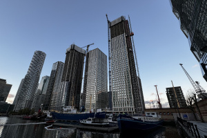 Vývoj montáže modulů na projektu Wood Wharf J1/J3 - 1