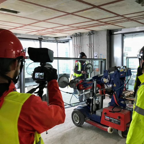 Image: A day at the Wardian London construction project