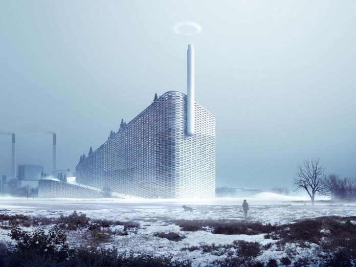 de rigoureux essais de la façade du nouveau centre d’incinération à Copenhague
